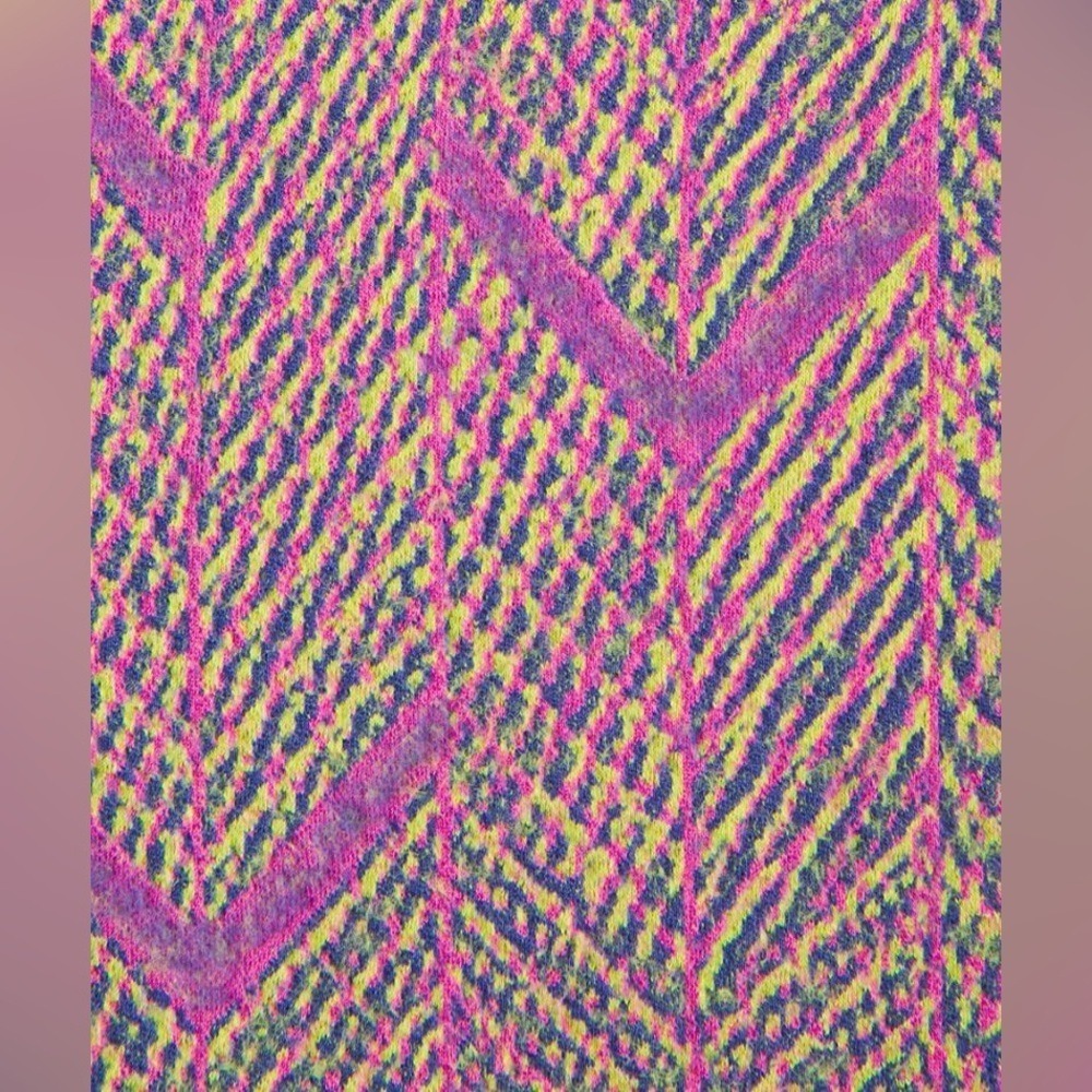Lululemon Swiftly Tech Long Sleeve 2.0 Chevron Herringbone Magenta Purple Size 2 - Picture 12 of 13